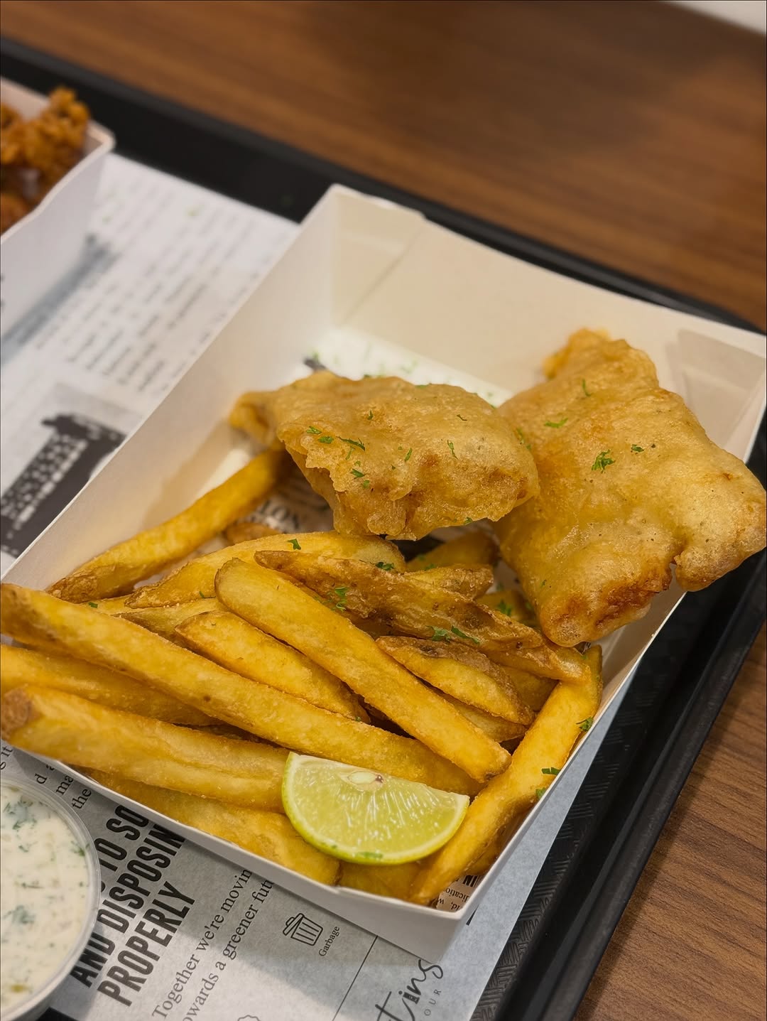 Fish and Chips Close-up
